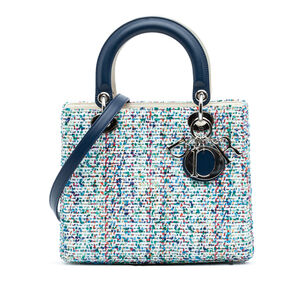 Pre-Loved Dior Medium Tweed Lady Dior